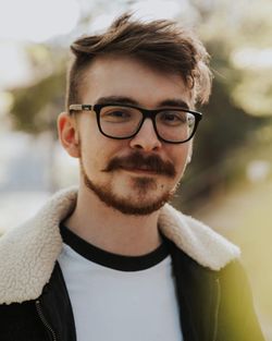 Portrait of young man