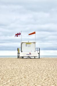 Beach and lifeguard station