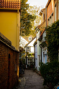 Street amidst buildings in city