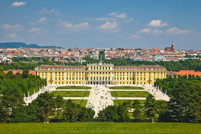 View of buildings in city