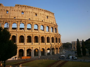 View of colosseum