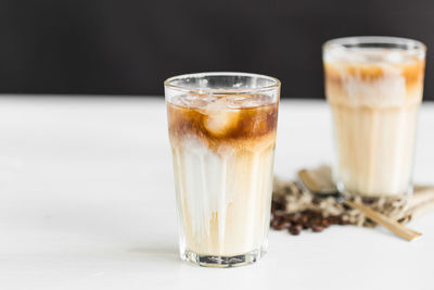 Close-up of drink on table