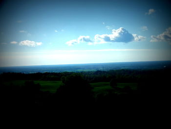 Scenic view of landscape against sky