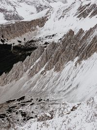 Scenic view of snowcapped mountains