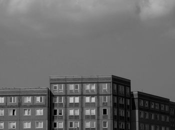 Residential building against clear sky