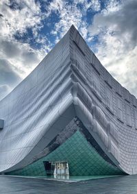 Low angle view of building against sky