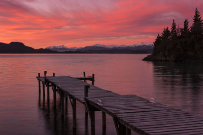 Jetty leading to calm sea