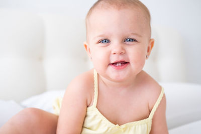 Close-up of cute baby boy