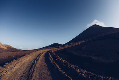 Panoramic view of desert against sky