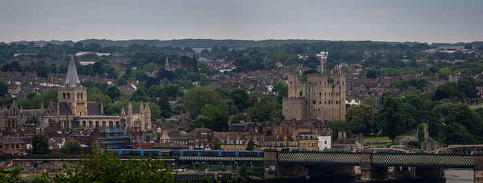 View of buildings in city