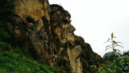 Scenic view of rock formations