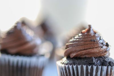 Close-up of chocolate cake