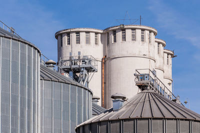 Low angle view of built structure against sky