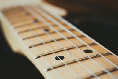 Close-up of guitar