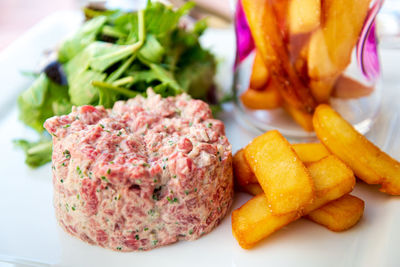 Close-up of food on plate