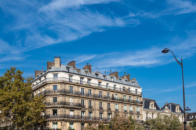 Low angle view of building against sky