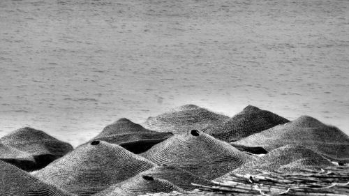 Close-up of sand on beach