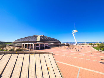 Built structure against blue sky