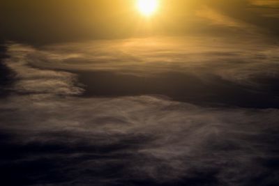 Scenic view of cloudscape during sunset