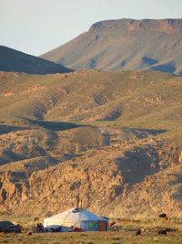 Scenic view of mountains