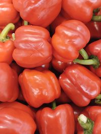 Full frame shot of bell peppers