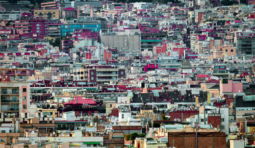 Full frame shot of buildings in city
