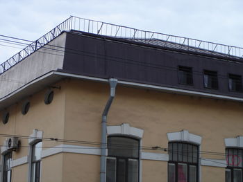 Low angle view of building against sky