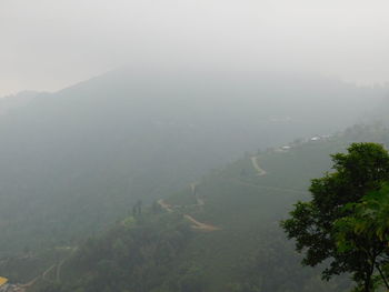 Scenic view of mountains