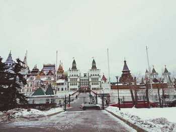 View of church in winter