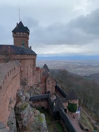 Panoramic view of historic building against sky