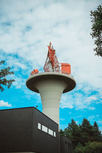 Low angle view of statue