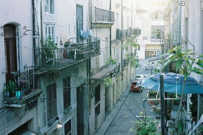 Street amidst buildings in town