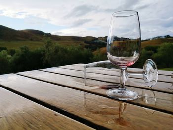 Close-up of drink on table