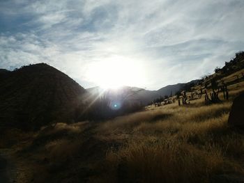 Scenic view of landscape against sky