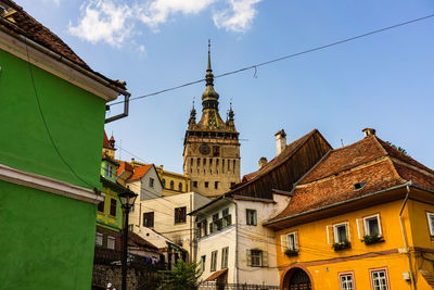 Low angle view of building against sky