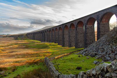 Golden hour at ribblehead viaduct