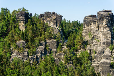 Bastei rock formation 