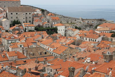 Aerial view of city