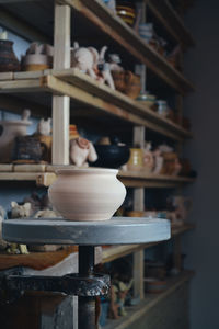 Close-up of kitchen counter