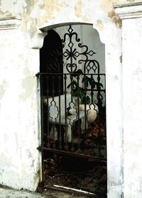 Entrance of old building