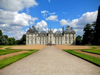 View of historical building against cloudy sky