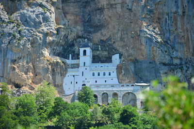 Ostrog monastery is a monastery of the serbian orthodox church , dedicated to saint basil of ostro