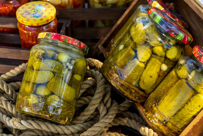 Close-up of food for sale