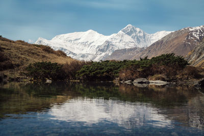 Annapurna circuit in nepal taken in may 2022