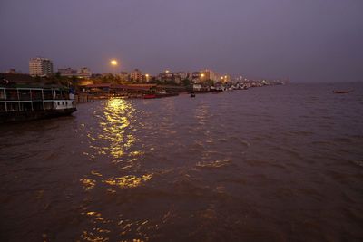 View of city at waterfront