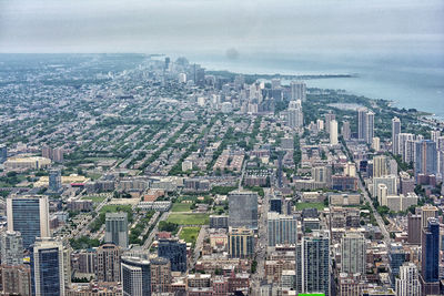 Aerial view of a city