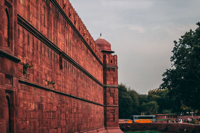 Low angle view of building against sky