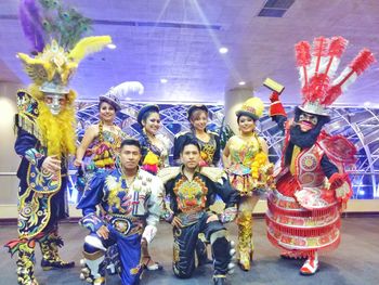 Group of people in traditional clothing