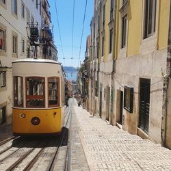 Famous lisbon yelow tram