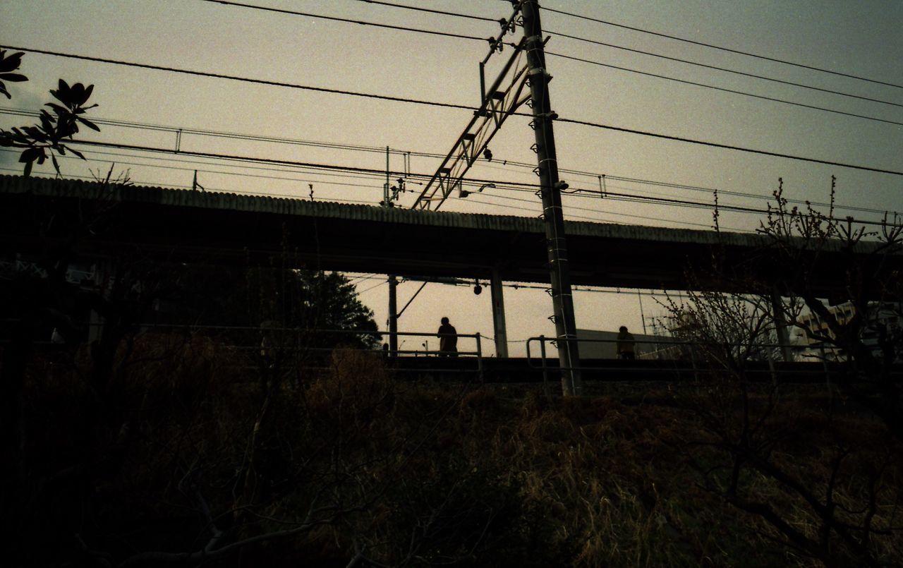 sky, built structure, outdoors, no people, day, tree, connection, electricity pylon, nature, architecture